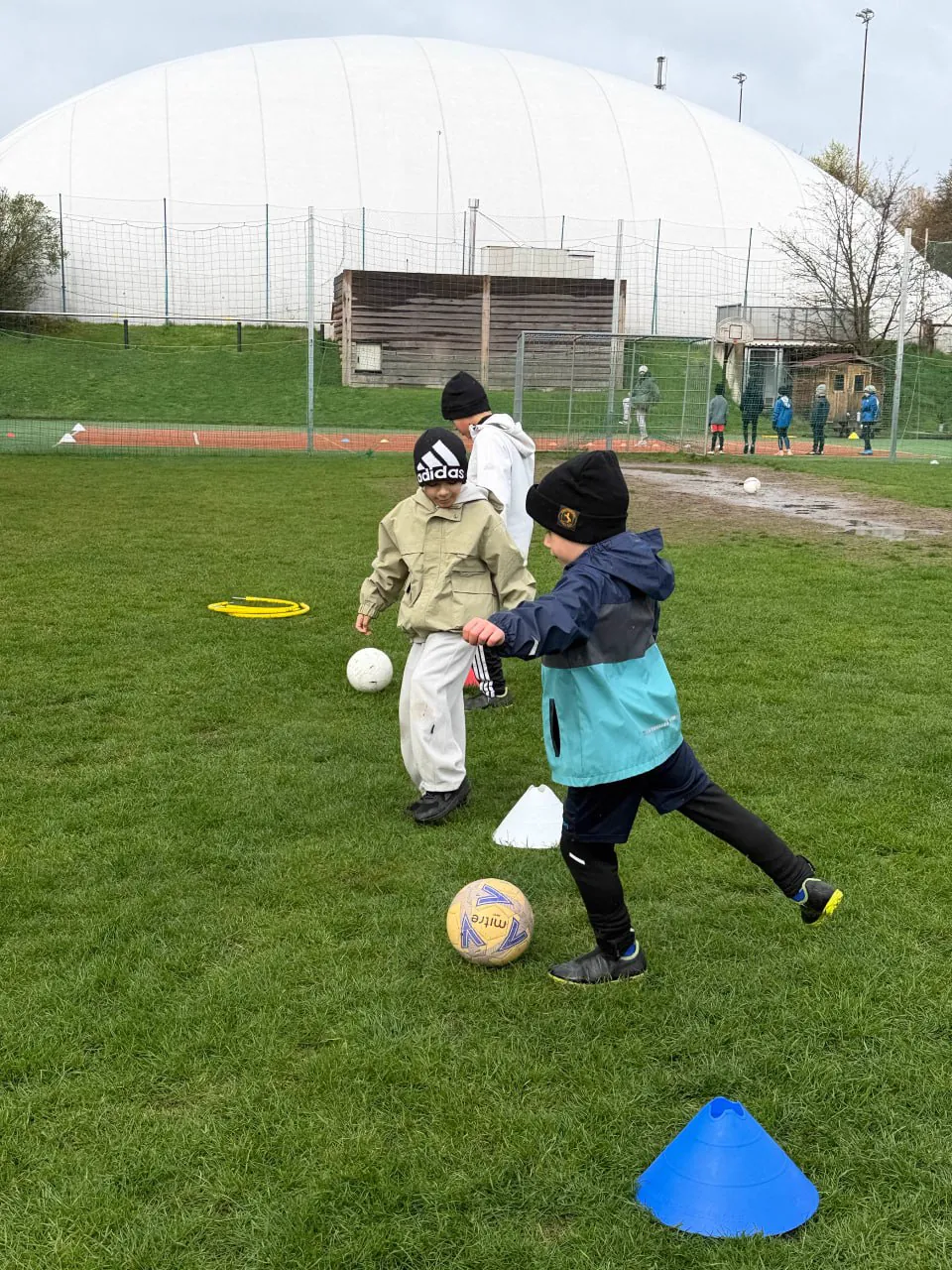 Impression aus dem Fußballcamp