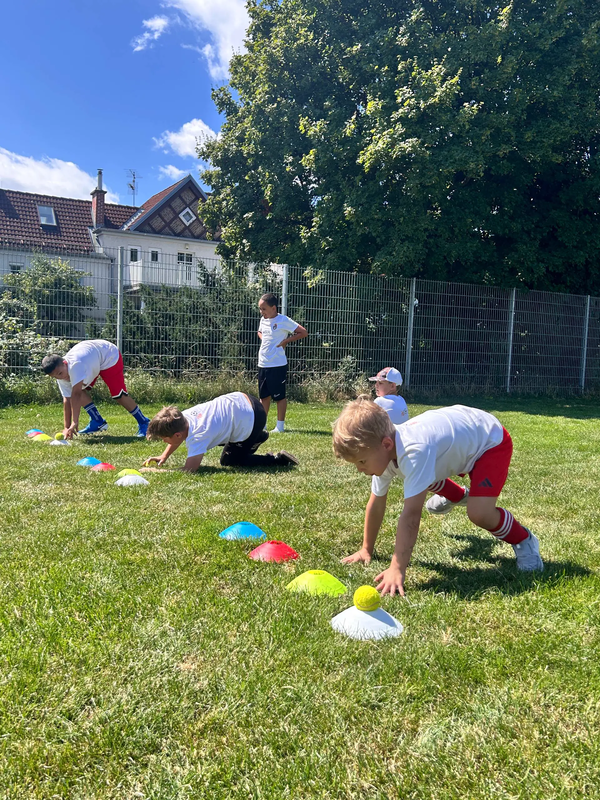 Impression aus dem Fußballcamp